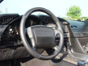 91 Corvette Carbon Fiber steering wheel Leather 300x225 1