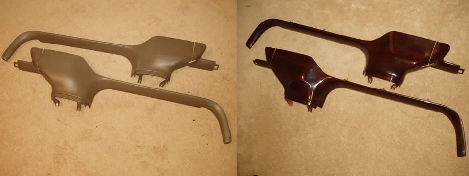 98 Cadillac wood grain dash 4 after