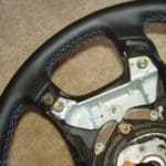 BMW M3 steering wheel Tri color stitch A