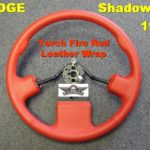 Dodge Shadow ES 1989 steering wheel Leather