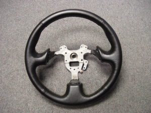 Honda S2000 steering wheel Leather Black with Yellow Stitching 300x225 1