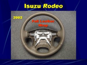 Izuzu Rodeo steering wheel Leather 300x225 1