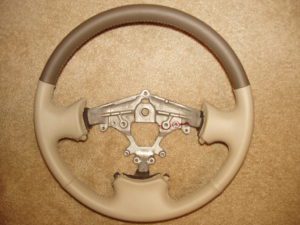 Mazda steering wheel Leather 2 tone 300x225 1