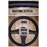 bmw 325 I 1988 leather steering wheel cover restoration
