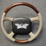 02 Dk Walnut Medium Netural GM steering wheel