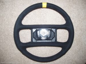 1Chevy Camaro steering wheel Leather Suede 1989