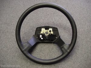 85 Toyota Supra steering wheel Blk Lthr 1