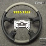 95 97 steering wheel Two Tones Pewter Graphite