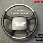 98 02 GM steering wheel Painted Pewter Graphite