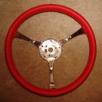 Billet Red steering wheel