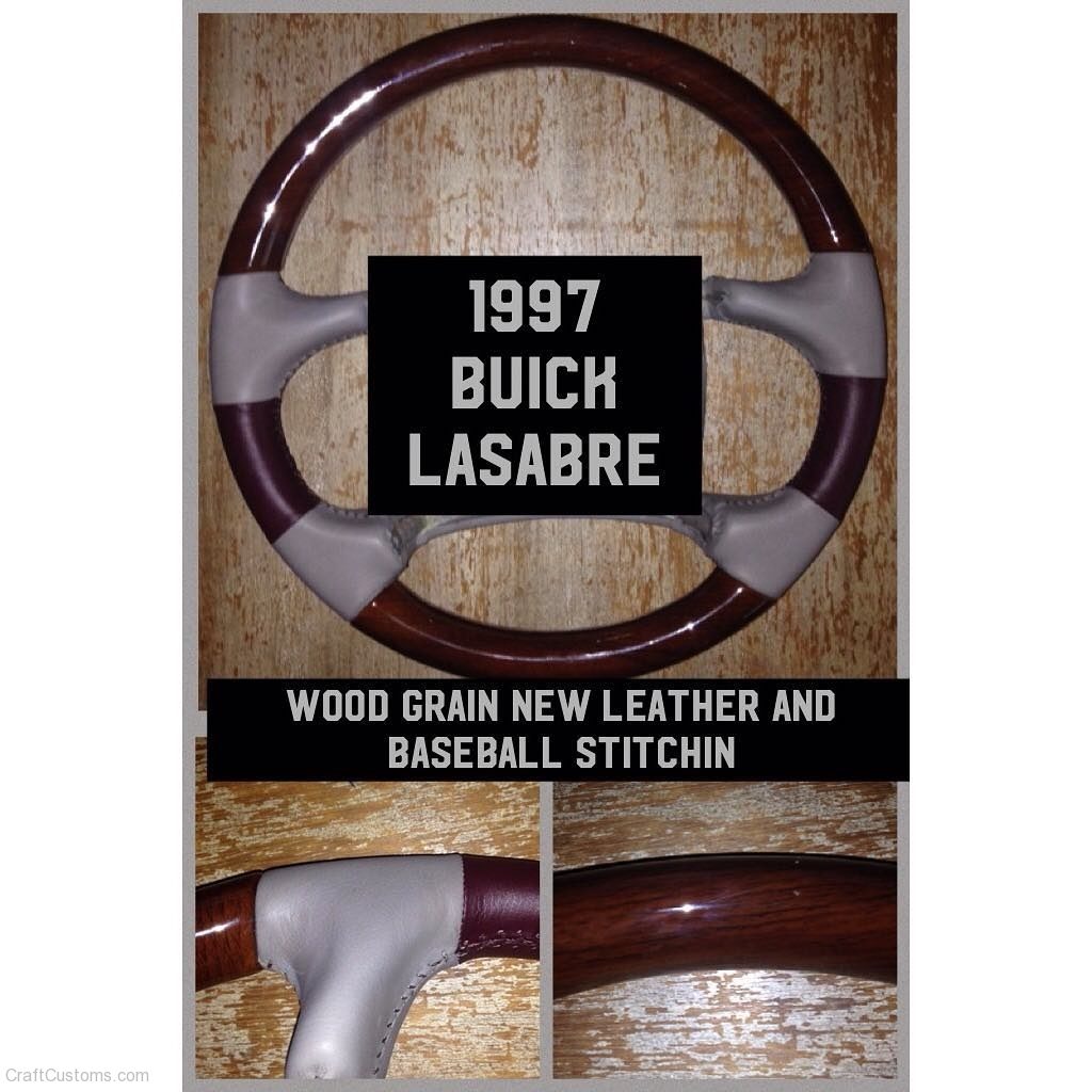 Buick Lasabre 1997 Wood Grain Leather Steering Wheel