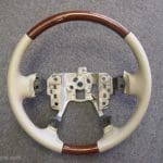 Cadillac 03 Seville Deville steering wheel Wood Lthr After