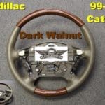 Cadillac Catera 99 01 steering wheel Wood leather