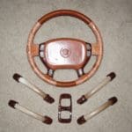 Cadillac Escalade steering wheel ostrich lizard