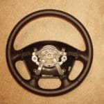 Chevy Corvette 2006 steering wheel Leather Red Stitch