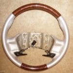 Chevy Impala 2002 steering wheel Silver Weeve Vinyl