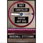 Chrysler Mopar Hot Rod 1967 Leather Steering Wheel 1