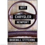 Chrysler Newport 1977 Leather Steering Wheel