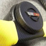 Corvette Steering steering Wheel Horn Cap angle Black Yellow Perf