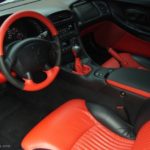 Corvette ZO6 steering wheel Leather Looking Down
