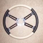 Corvette steering wheel Leather 2tone