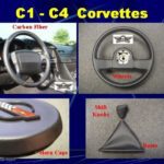 Corvette steering wheel Leather carbon fiber C1 Thru C4