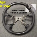 Dodge Ram steering wheel Real Carbon fiber