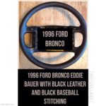 Ford Bronco 1996 Leather Steering Wheel