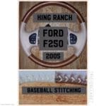 Ford F250 2005 Truck Leather Steering Wheel
