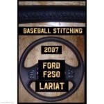 Ford F250 Lariat 2007 Leather Steering Wheel