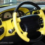 Ford Lightning Steering Wheel carbon fiber Yellow Cropped