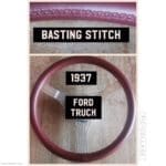 Ford Truck 1937 Leather Steering Wheel
