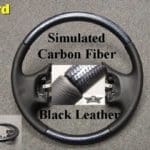 Ford steering wheel Simulated CF Blue