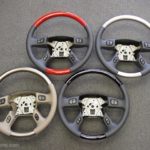 GM 03 chevrolet truck steering wheel Leather wood paint Any Color
