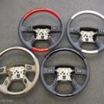 GM 03 chevrolet truck steering wheel Leather wood paint Any Color
