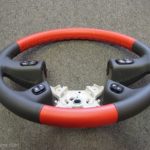 GM 03 steering wheel Two Tone Red angle