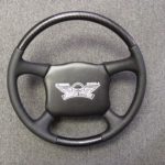 GM chevrolet truck steering wheel Leather wood paint Simulated Carbon Fiber Leather