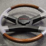 GM steering wheel Early Wood Leather Angle