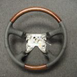 GM steering wheel Wood and Exotic Skins Ostrich