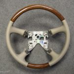 GM steering wheel Zebrano Stain Med Neutral