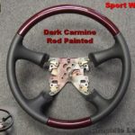 GM steering wheel dk carmine