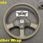 Honda steering wheel Leather