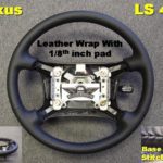 Lexus LS400 steering wheel with 8th inch pad