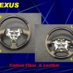 Lexus steering wheel Carbon Fiber Leather 1