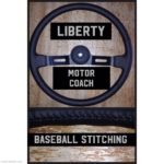 Liberty Motor Coach Leather Steering Wheel