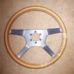 Maserati steering wheel before