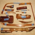 Mercedes Benz 600 W100 1975 wood interior restore before 14