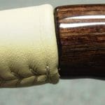Mercedes Benz steering wheel Dk Burl Stain Java Ltr Up Close