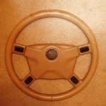 Mercedes Benze 1985 steering wheel Before