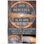 Mercedes SL55 AMG 2008 Wood Grain Steering Wheel